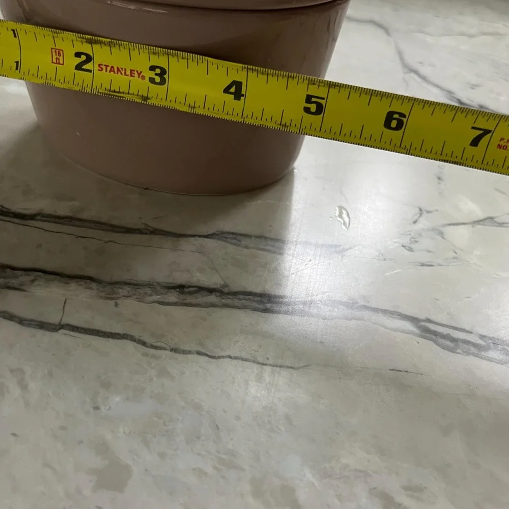 Taupe Cannister with‎ lid from Japan - midcentury
